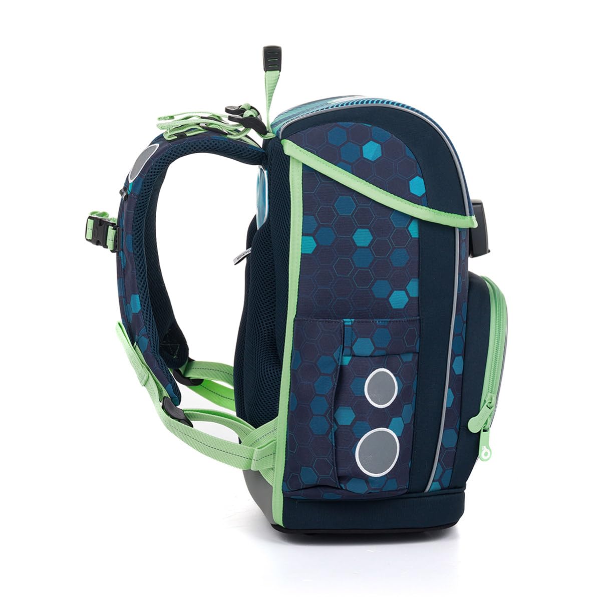 Schulranzen für Jungen ab 1. Klasse Kinder Schultasche Erstklässler Ergonomisch Schulrucksack für Erste Klasse Grundschule Ranzen Tornister mit Reflektoren 22L Stauraum Standfest Blau (Fußball)