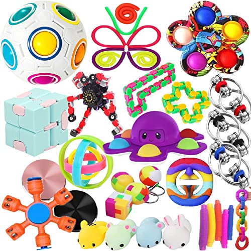 Fidget Toys Packs mit 30 er Pack Sensory Fidgets Toys Sets Stress & Angst...