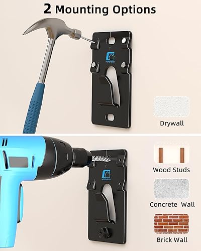 Miniatura 7 de HOME VISION HV1402 - Soporte de pared para TV sin tachuelassin tachuelas para pantallas planascurvas de 26 a 100 pulgadas, VESA universal, capacidad