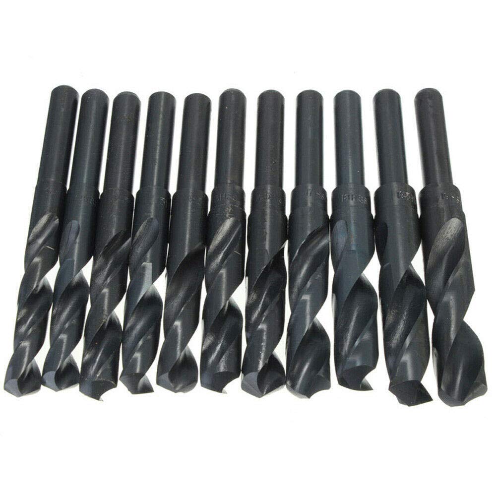15mm Reduced Shank Drill Bit 1/2" Shank HSS Drill Bits for Steel Wood Machining Pack of 1