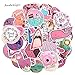Produktbild BLOUR 100Pcs / Pack Pink Style Graffiti Aufkleber Cartoon Aufkleber für Gepäck Motorrad Laptop Skateboard   Adesivos Telefon für Mädchen