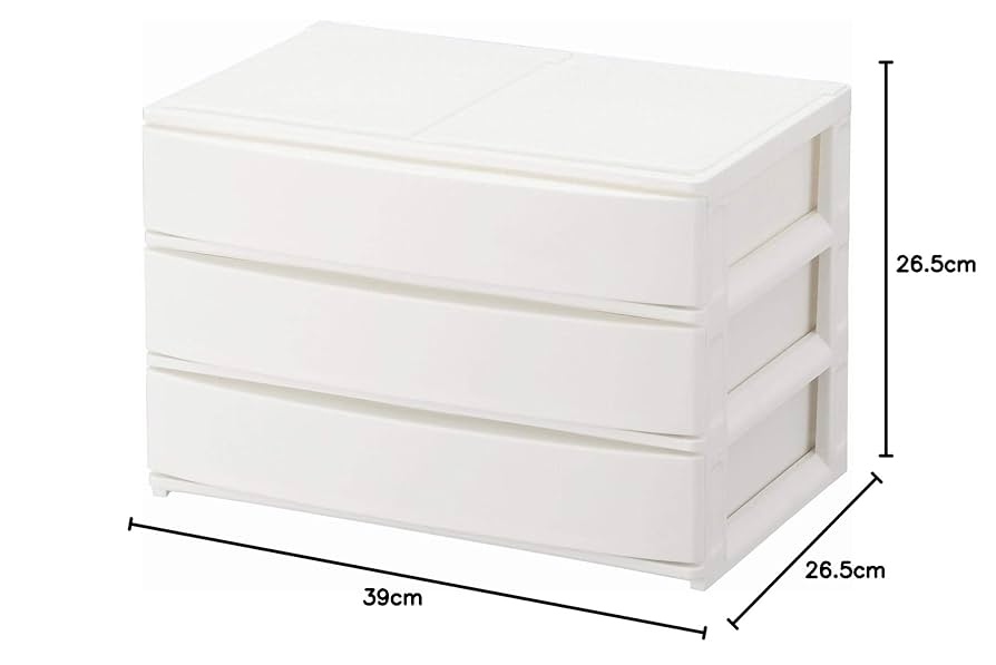 値下げ中【未使用品】収納ボックス　ホワイト　3点セット 楽天市場】【3個セット】カラーボックス 3個セット 扉付き 収納