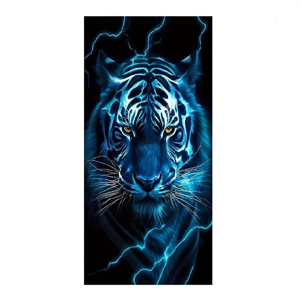 Autocollants montant B voiture tigre éclair pour personnaliser votre style auto DIY