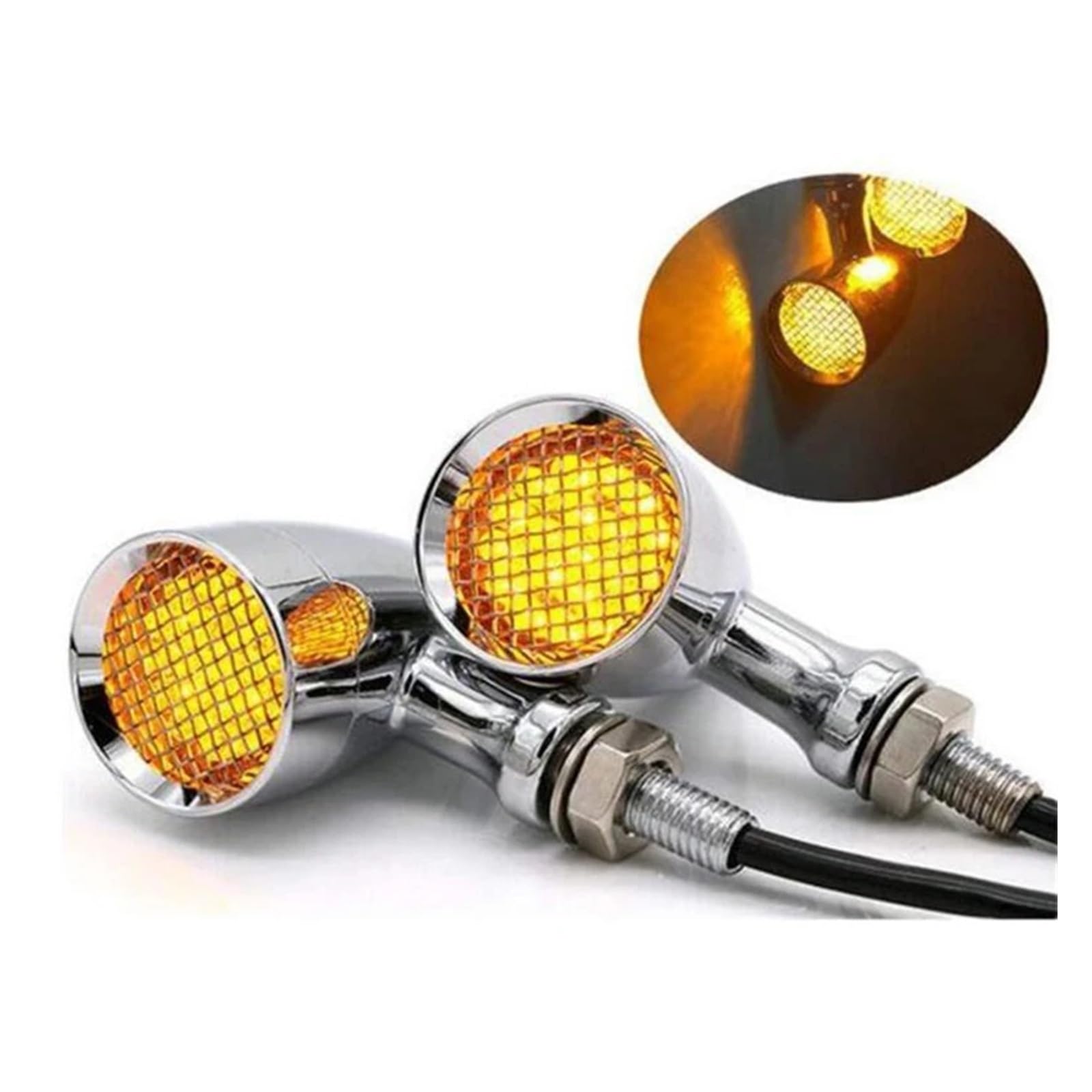 1 luz LED Intermitente Universal Motocicleta para. Giro luz señal