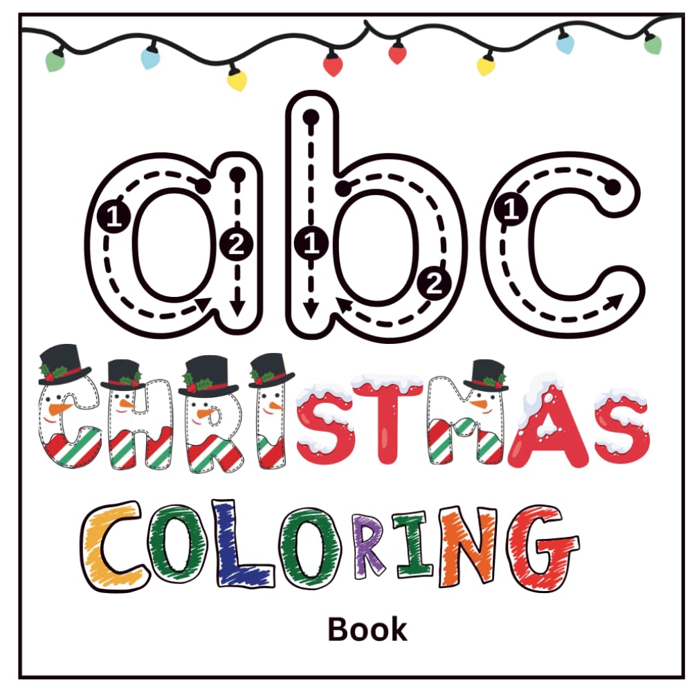 ABC Coloring Christmas Book