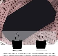 Vista 3 de PH PandaHall Moldeador de base de bolso, 4 piezas de 11.8 x 5.9 pulgadas rectangular de acrílico para bolso de mano, base moldeadora, inserción