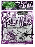 Forum Novelties Glow in the Dark Super Stretchy Giant Spider Webs