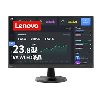 Lenovoゲーミングモニター フレームレス　75Hz 23.8インチ Amazon.co.jp: Lenovo L24i-40 モニター (23.8インチ IPS WLED