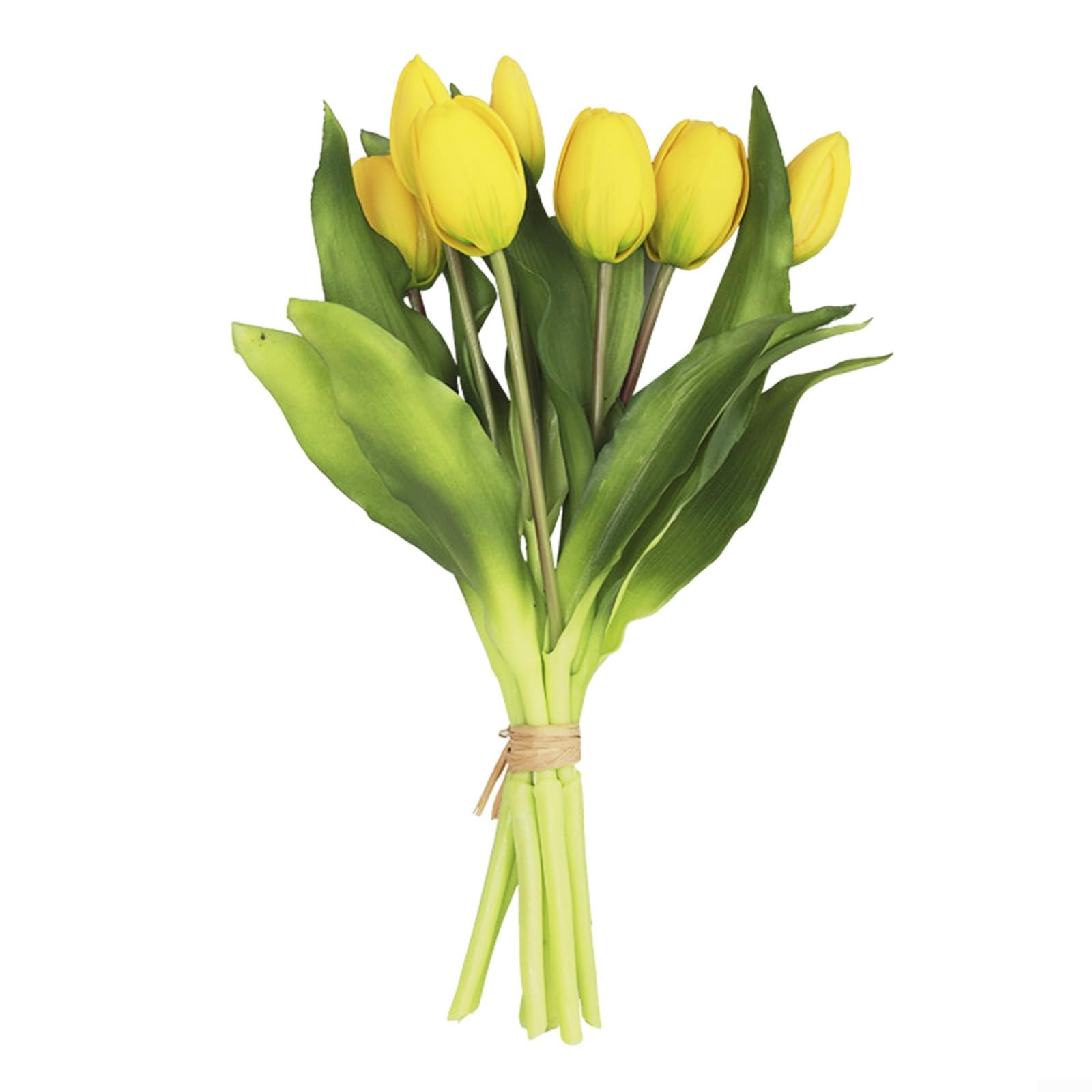 Artificial Tulip, Real Touch Latex Artificial Tulips Flowers Fake Tulips Flowers Wedding Bouquets for Wedding Home Garden Decoration