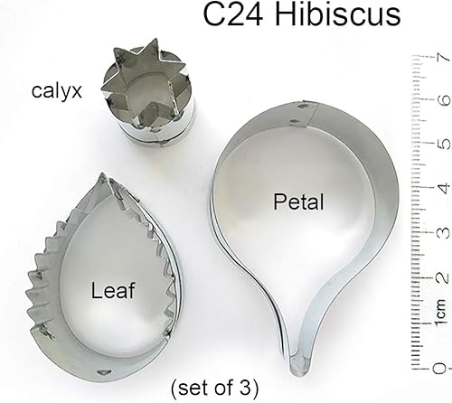 Miniatura 2 de Juego de cortador de pétalos de hibisco, cáliz y hojas de WSA