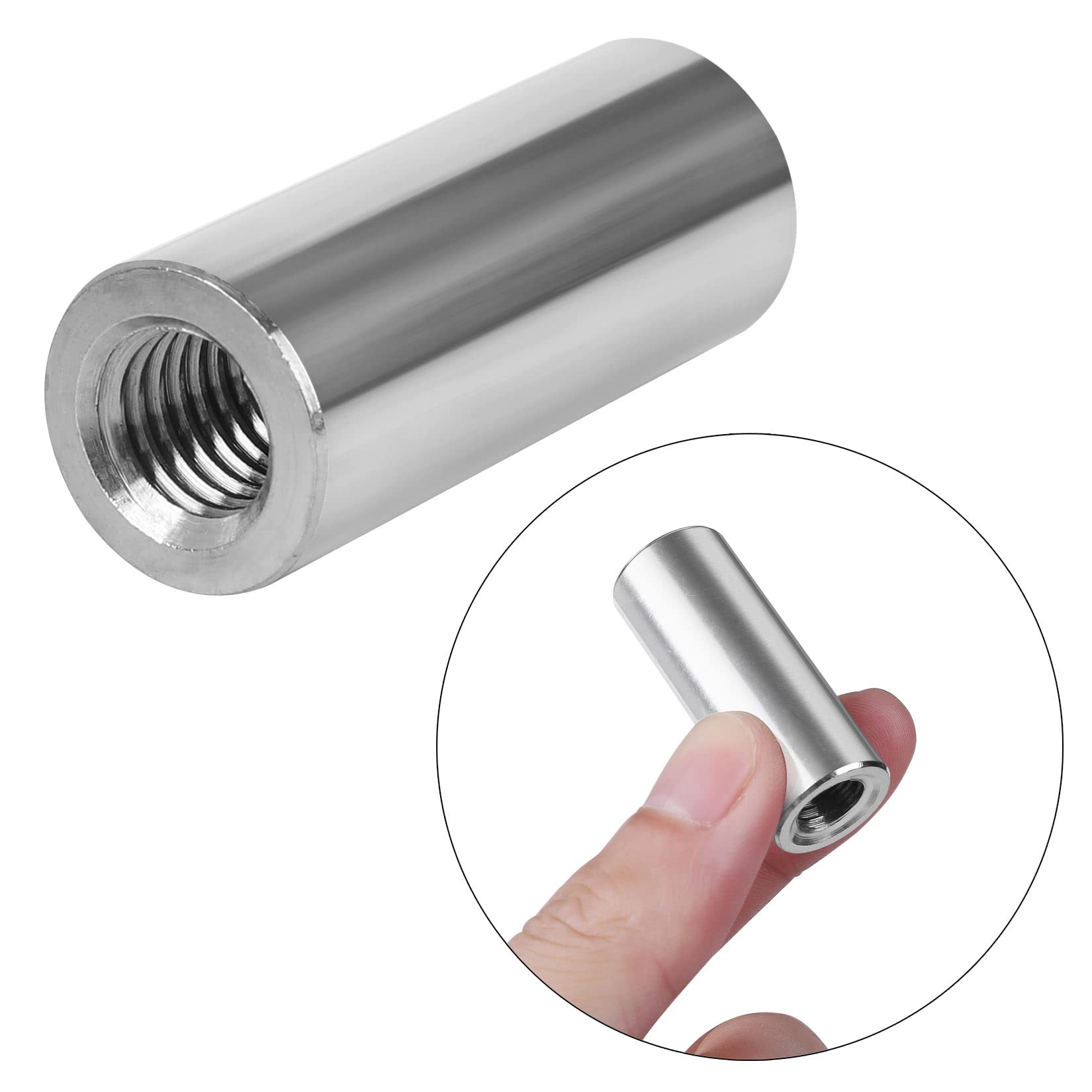 M10 M12 Stainless Steel SS304 Round Coupling Nut - China Round Coupling - View #2