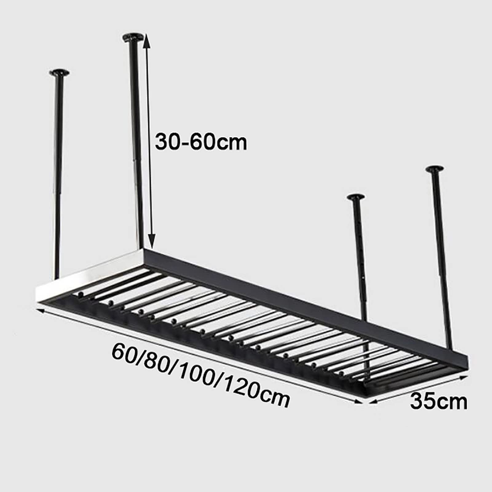 Wine rackVintage Industrial Metal Wine Bottle Rack - Adjustable Height C Hanging Wine Glass Holder - Strong Load-Bearing Storage Rack for Bars/Restaurants