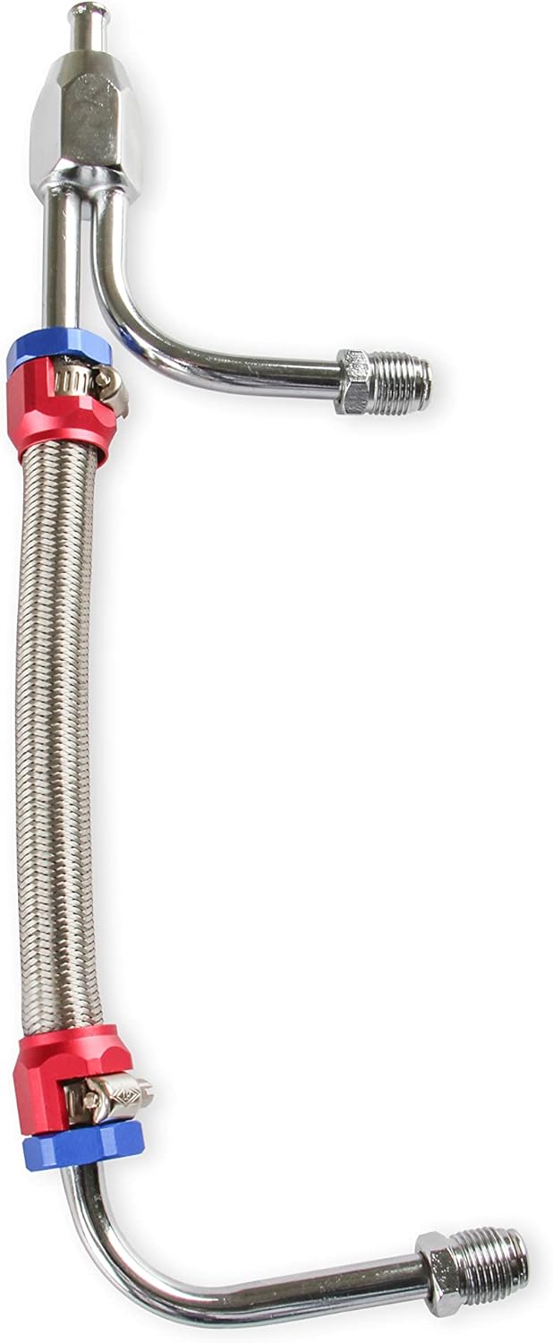 Mr. Gasket Fuel Line, Adjustable Holley W/Gauge, 0.125 in. NPT