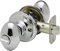 Vista 9 de Copper Creek ek2020bc - Pomo de puerta en forma de huevo, función de paso, 1 unidad, acabado negro