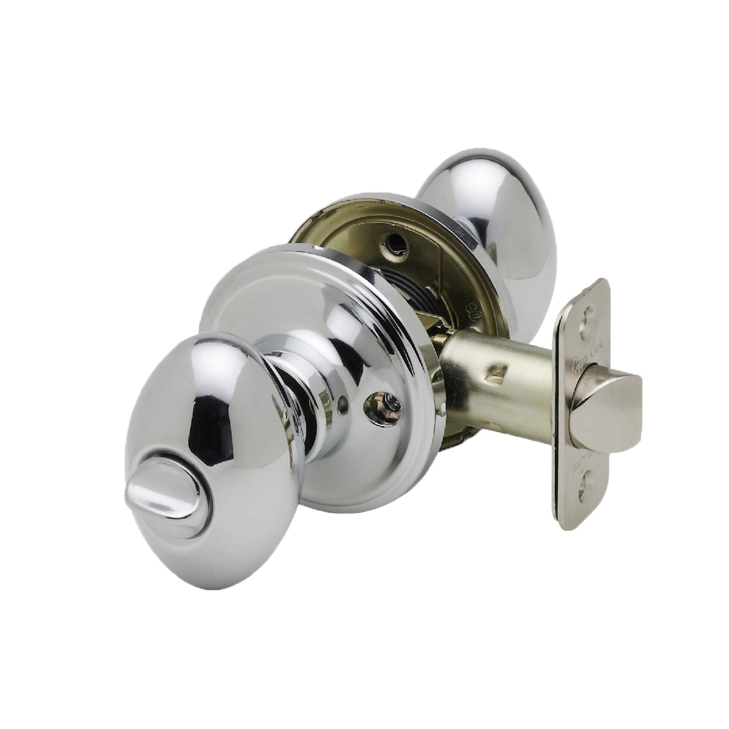 Satin Stainless Steel Egg Door Knob - Privacy Function -18