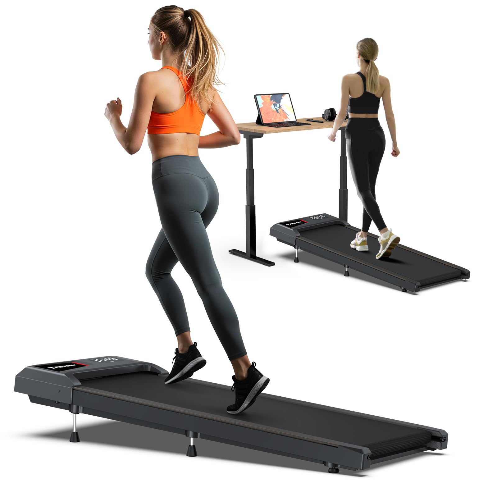 Adjustable 10 Incline Treadmills For Home Walking Pad 265 Lb