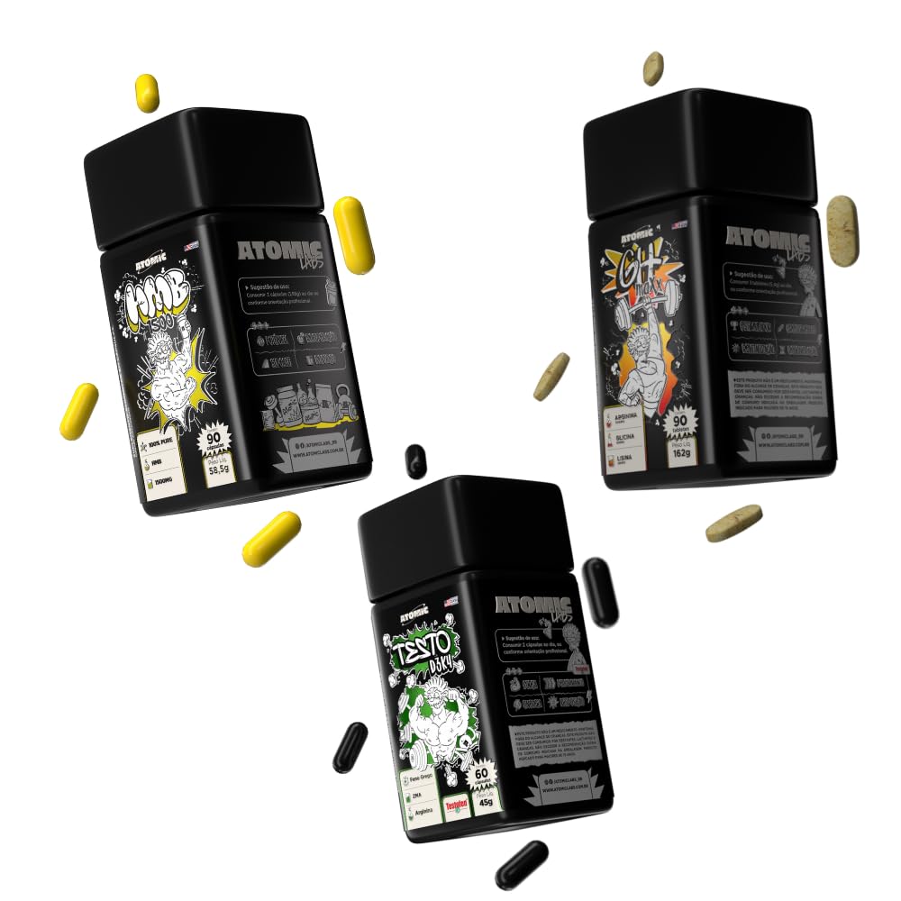 Hormônio do crescimento (GH): o que é, para que serve e efeitos colaterais-radardasaude 3 TRIO 3 - GH Max + Testofen + HMB - Atomic Labs