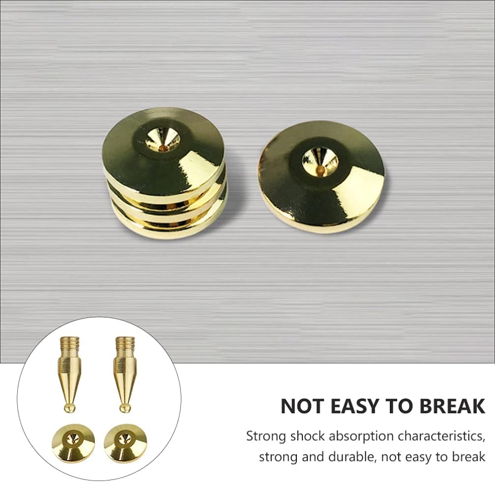 FARUTA 4PCS Speaker Spike Stand Anti- Anti- Vibration Amplifier Base Pad Mat : Electronics