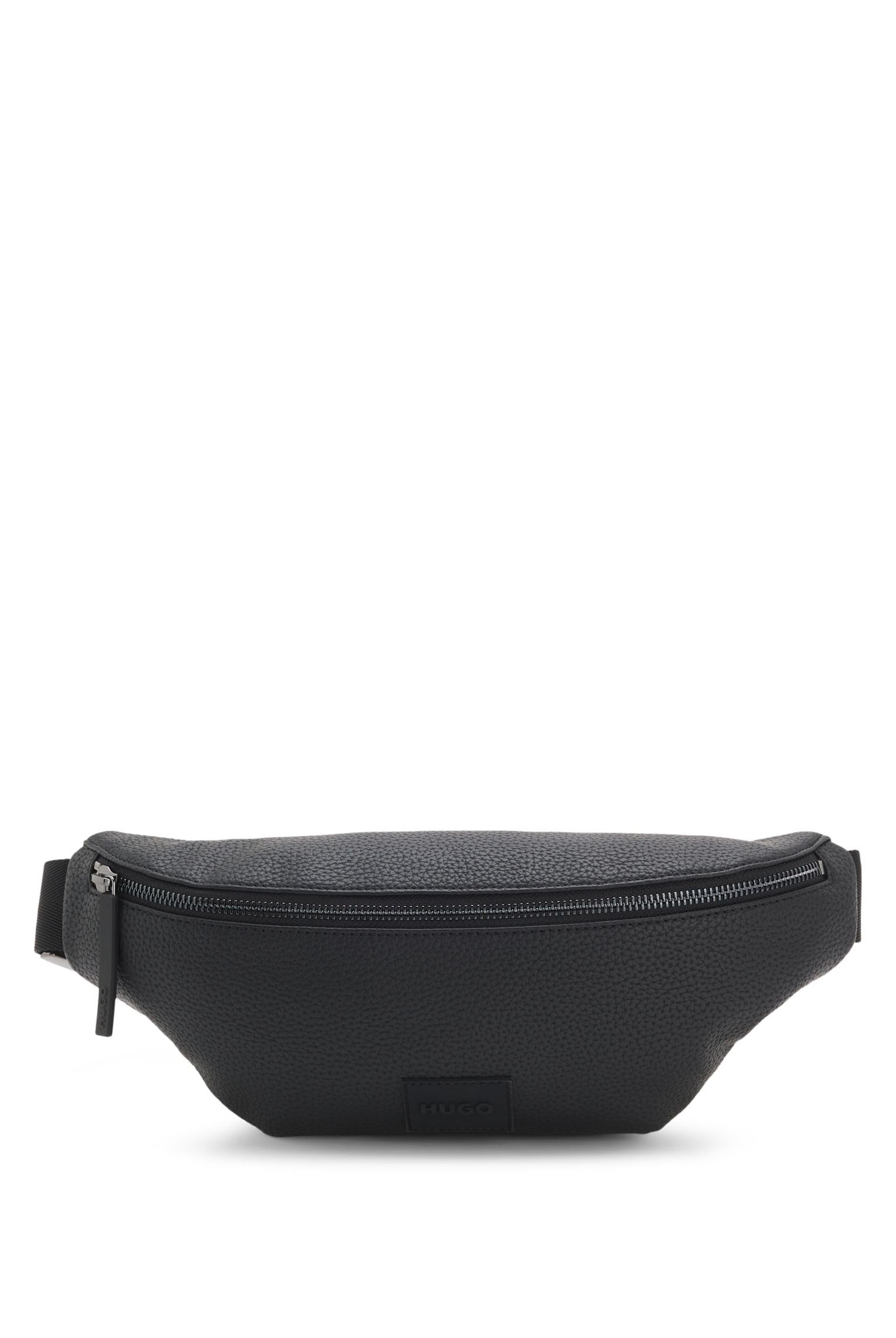 HUGO Hommes Ethon 2.0HI Bumbag N Sac Ceinture grainé avec écusson Logo