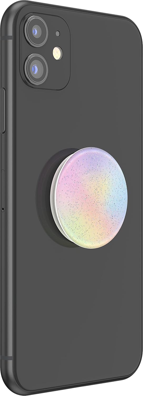 PopSockets Phone Grip with Expanding Kickstand, PopSockets for Phone - Glitter Pastel Nebula