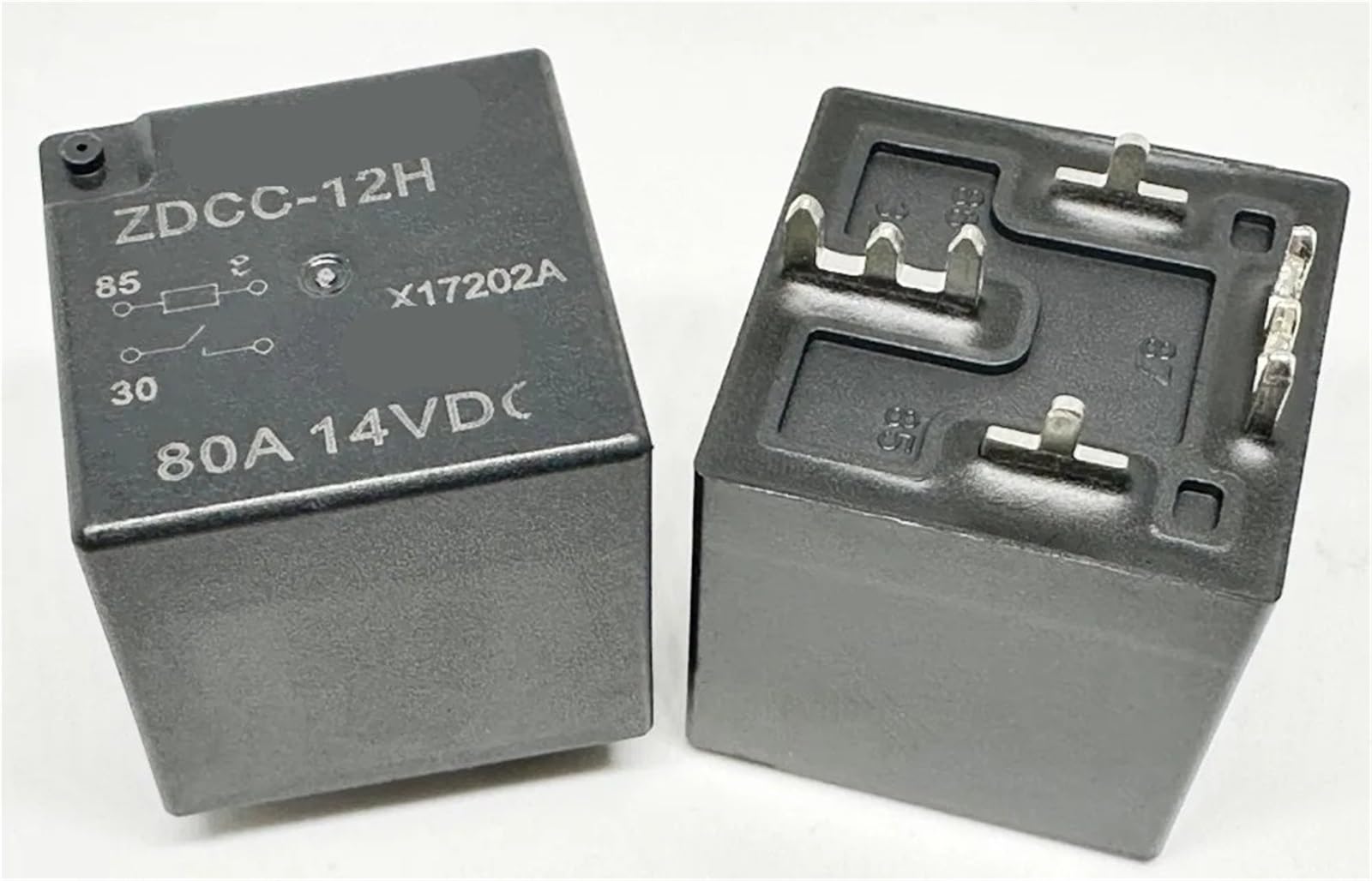 Relé ZDCC-12H de 4 pines y 80A para automoción 3
