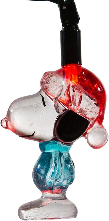 Kurt Adler PN9902 LED Snoopy Miniature Light Set, 15 Light