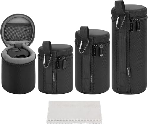 ARVOK Funda protectora resistente al agua para cámara réflex digital, bolsa gruesa de 4 tamaños para Nikon, Tamron, Sigma, Pentax, Sony, Fuji,