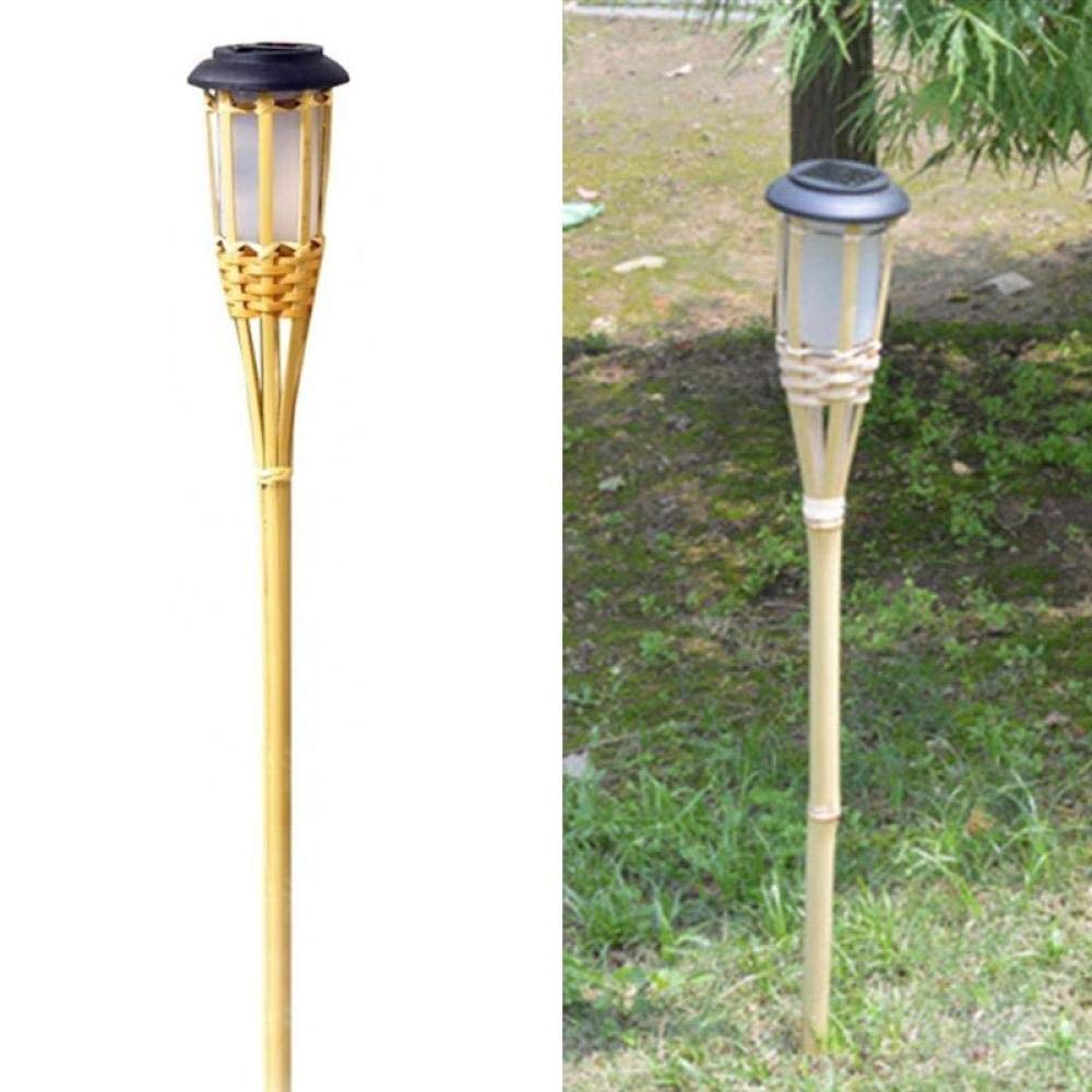 2 Stck Outdoor Garten Solar Bambus Fackeln Lichter Landschaft Weg Solar  Fackeln Lichter Solar Lawn Spike Spotlights : Amazon.de: Beleuchtung