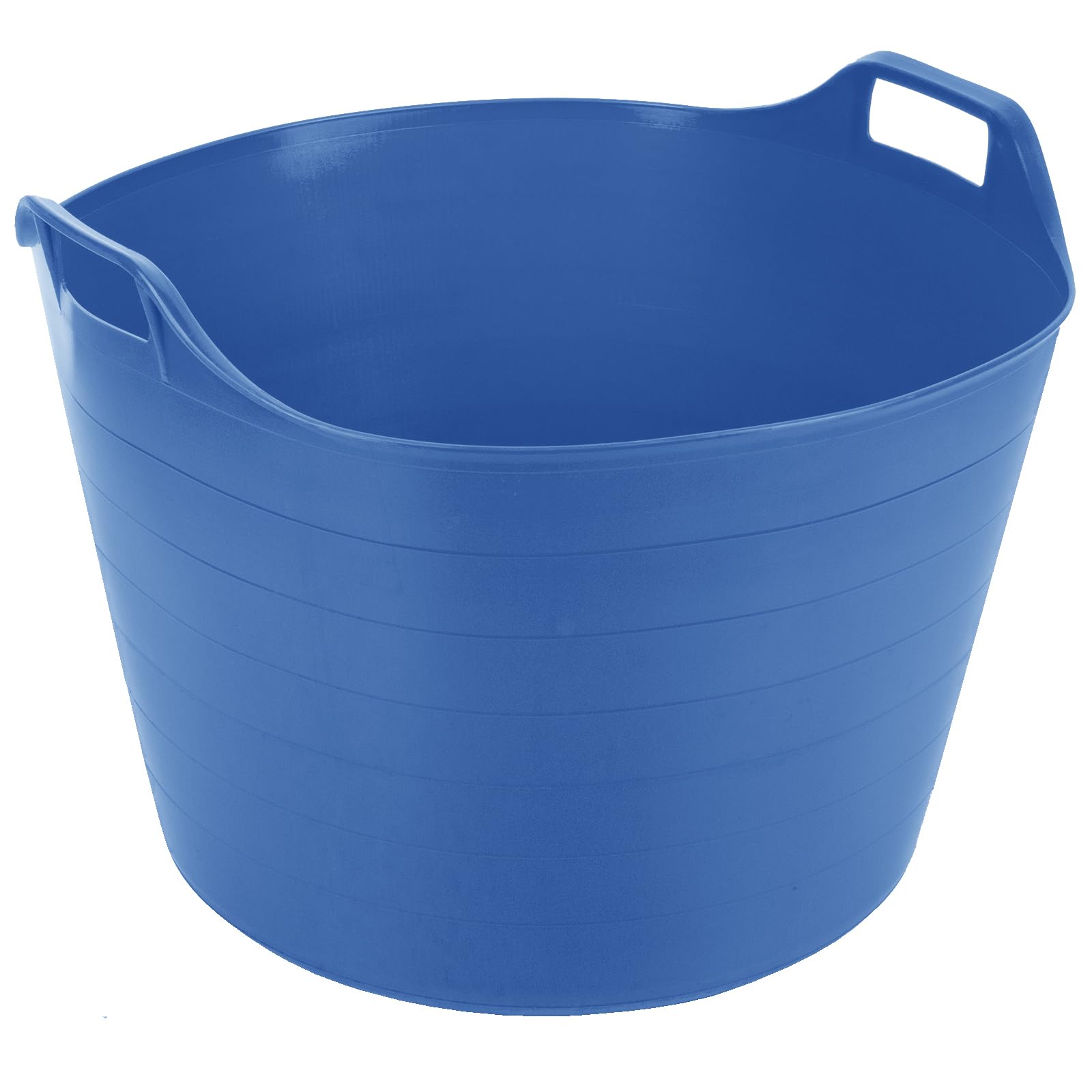 TENLITE Extra large 76l flexi tub bucket storage / flexi tub with handles for Home and Garden - (Sky Blue)