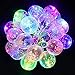 Seglory 50 palloncini luminosi a LED, luce lampeggiante, per matrimoni, feste, compleanni, festival, Natale, decorazioni incluse batterie, supporto per bastoni per palloncini, pompa per palloncini