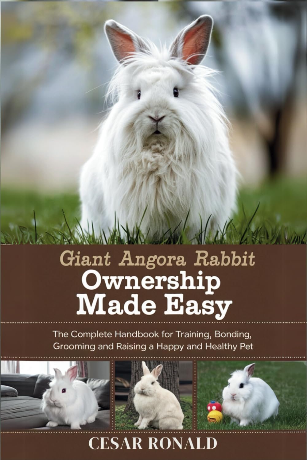 Giant Angora Rabbit Ownership Made Easy: The Complete Handbook For Training, Bonding, Grooming and Raising a Happy And Healthy Pet (The Rabbit Encyclopedia)