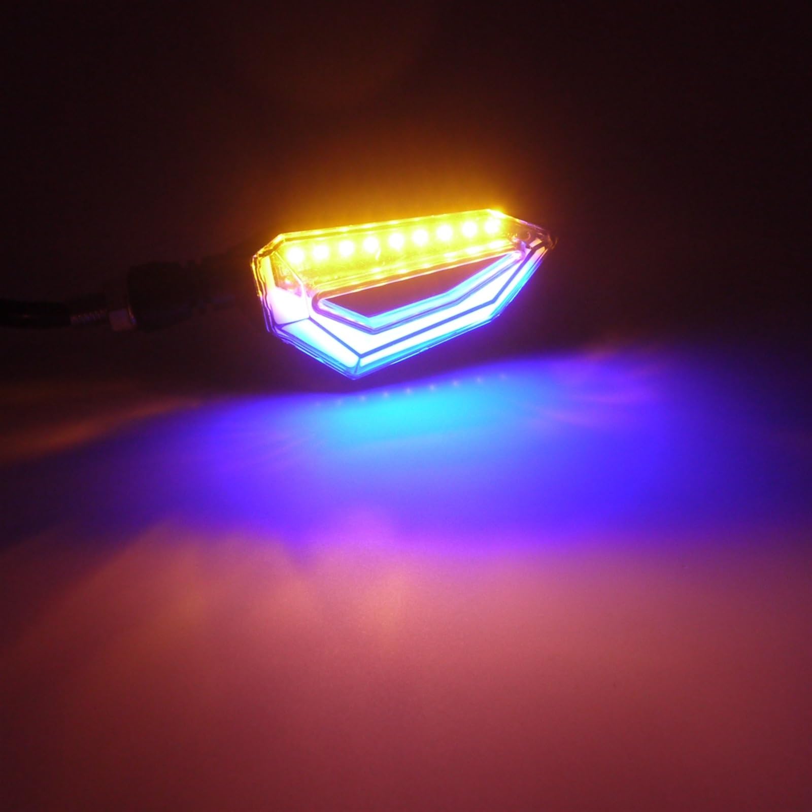 LAMPA KIEROWNICZA motocykla Kierunkowskazy Światła dla jazdy