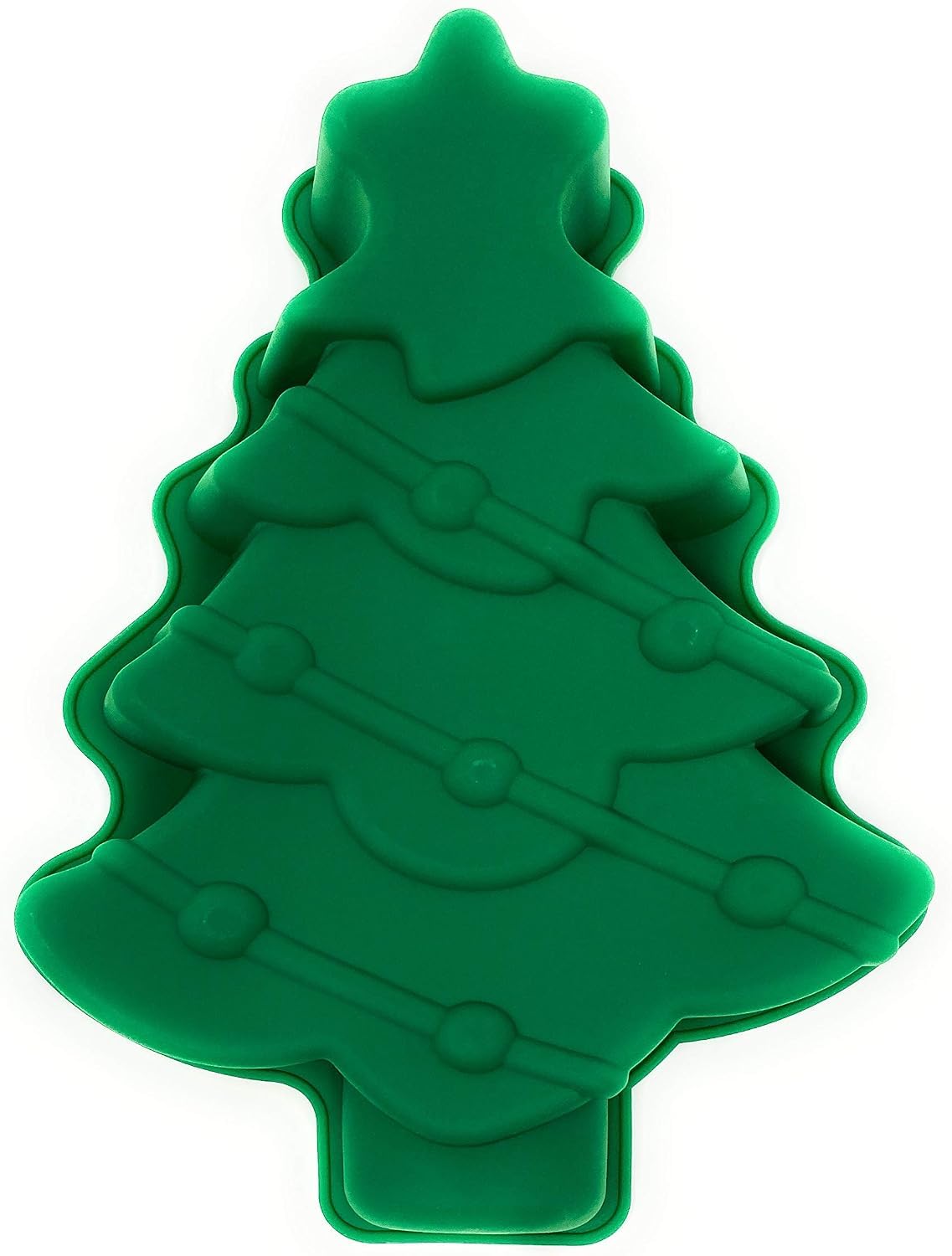 Large Christmas Tree Silicone Mold, Christmas Tree Cake Mould (Green)