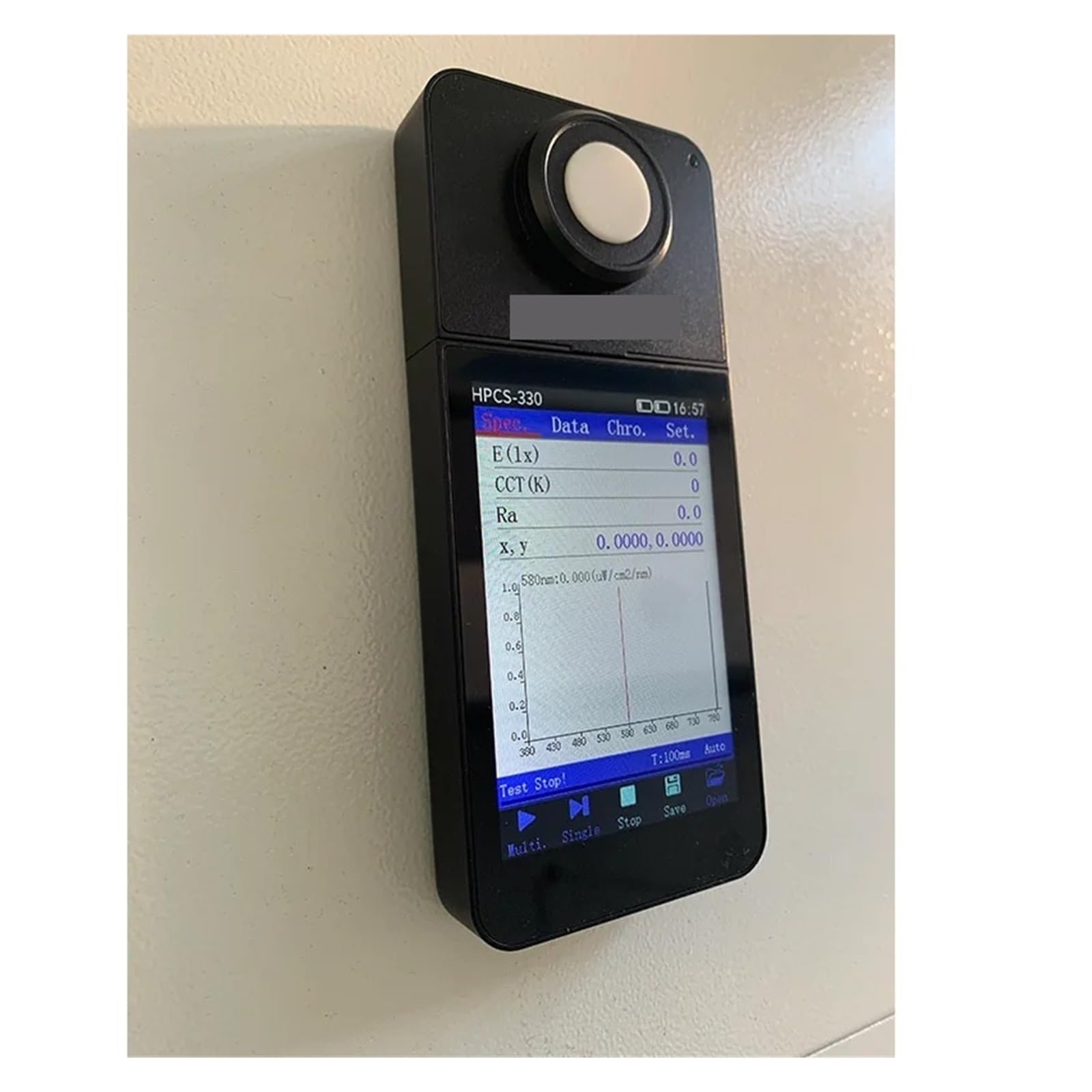 Espectrofotómetro, Espectrómetro HPCS-330: Medidor De Luz Portátil Inalámbrico Y Analizador Espectro LED Con Pantalla En Tiempo Real