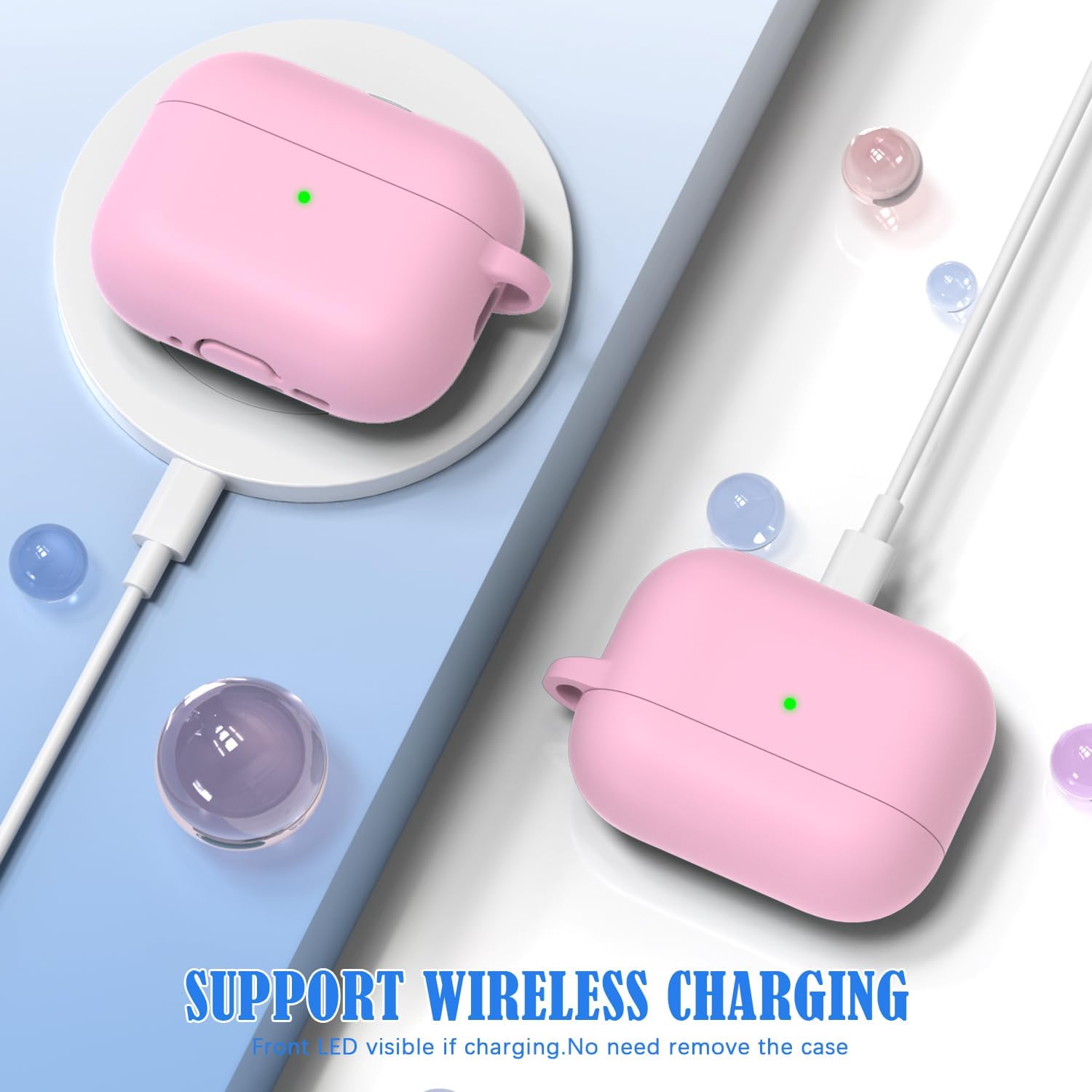 Pink AirPods Pro 3 Case - Military Shockproof LED 6 61Jeq2BAfFL. AC SL1500