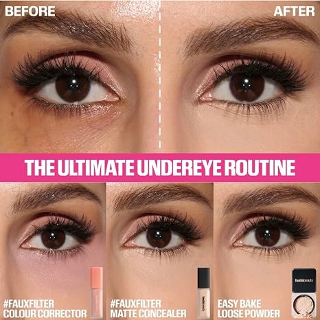 HUDA BEAUTY Original Easy Bake Loose Baking & Setting Powder Loose Powder Fixing Makeup 20 g (Peach Pie 20 g (Pack of 1))