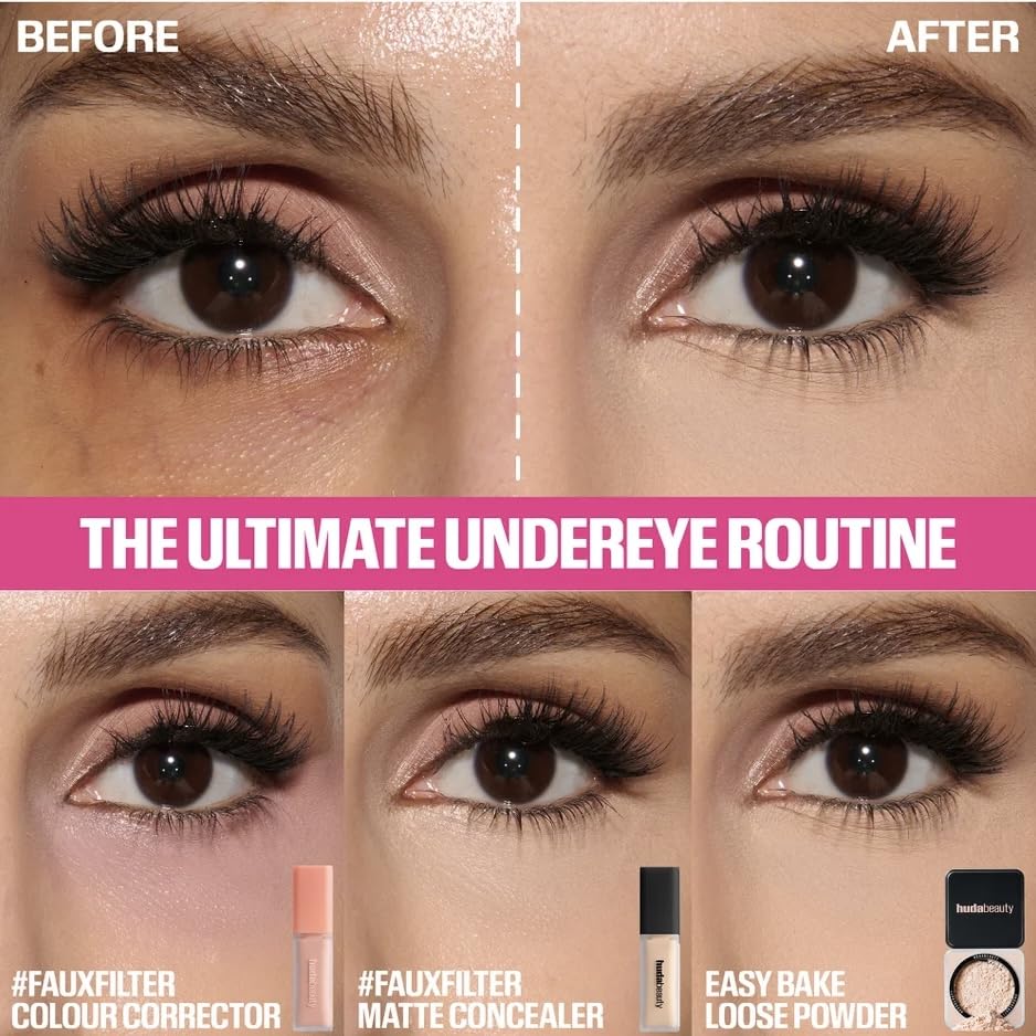 HUDA BEAUTY Original | Easy Bake | Loose Baking & Setting Powder | Lose Powder Fixierendes Make-up | 20 Gramm | by BELLA (CERRY BLOSSON CAKE, 20.00 g (1er-Pack)
