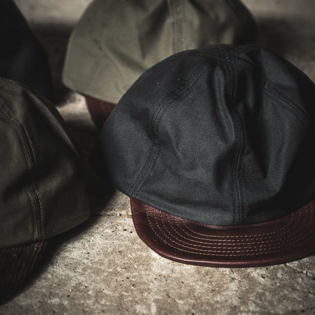 Amazon.co.jp: OLD MOUNTAIN JOCKEY CAP レザー オールドマウンテン