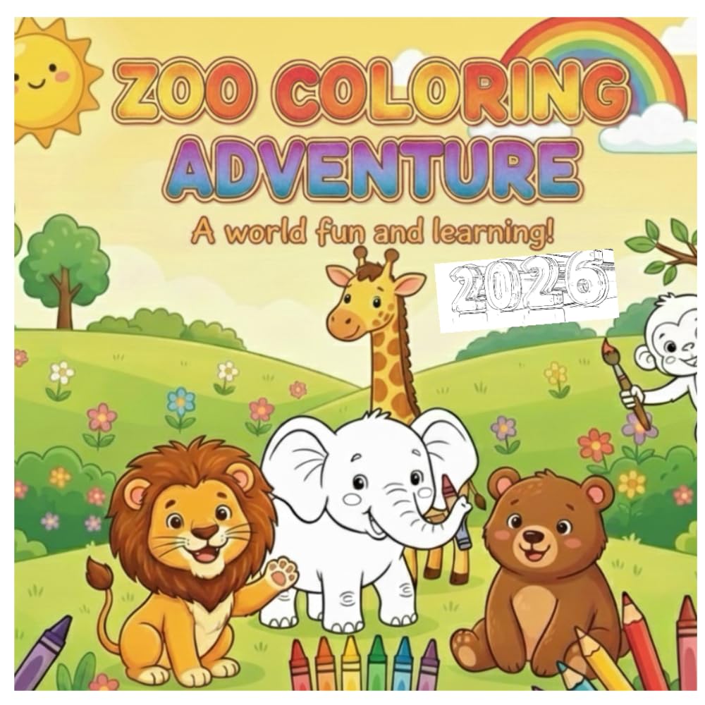 Zoo Coloring Adventure: A World of Fun and Learning