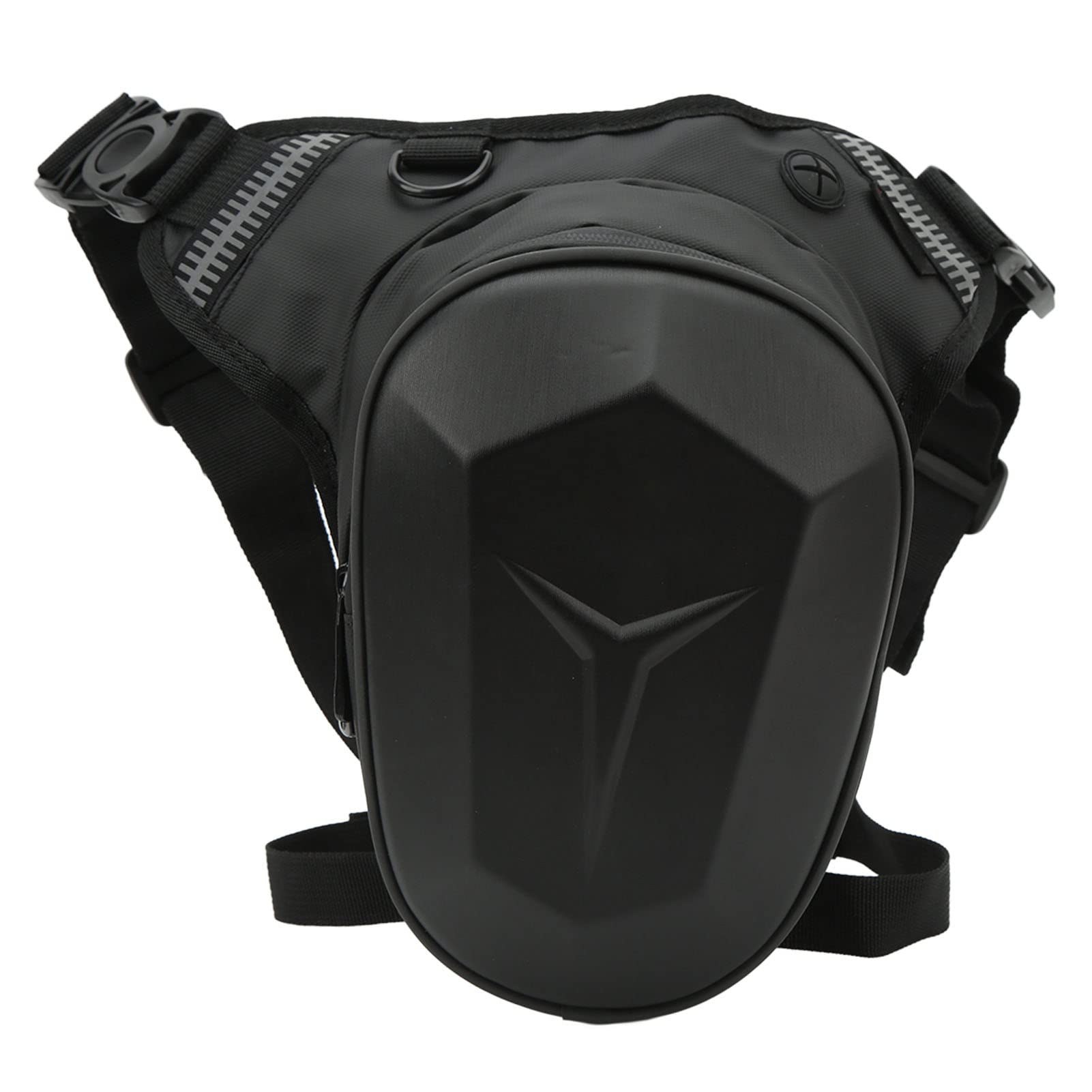 Tbest Bolsa Cartuchera Resistente Al Agua con Tira Reflectante, Paquete para el Muslo, Cintura, Bandolera, Bandolera para Exteriores, Senderismo, Viajes, Pesca, Hecha de Tela