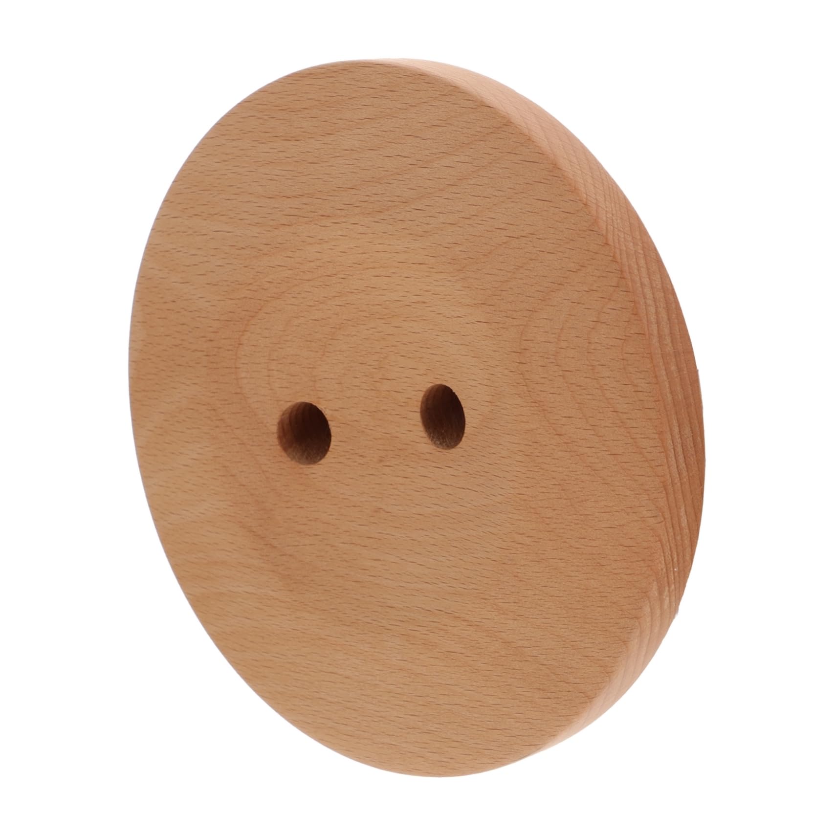 MUCKLILY Solid Wood Hook Wall Mount Coat Hanger Over Door Hooks for Hanging Large