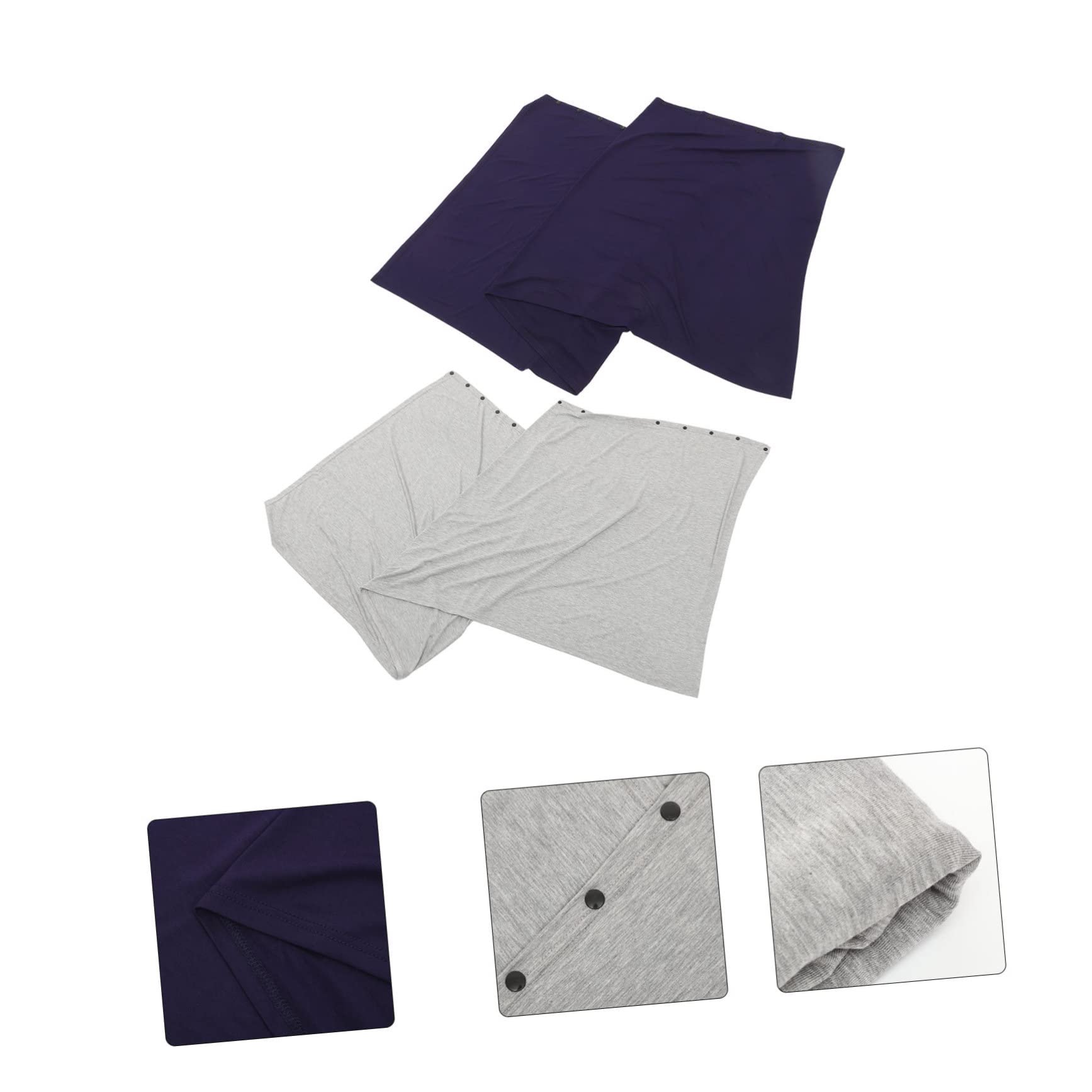 Abaodam 2stücke Multifunktionale Stilldecke Stillponcho Mit Knopf Atmungsaktives Für Diskretes Stillen Für Unterwegs Und Zuhause