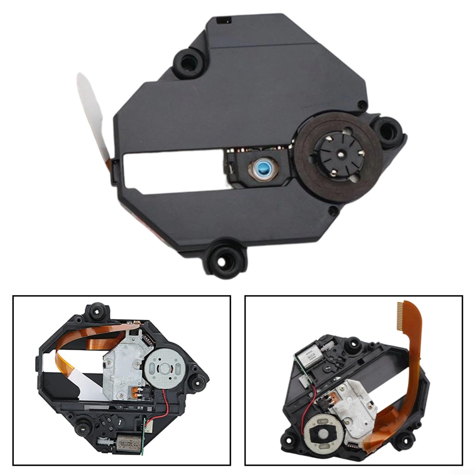 Lentille optique de remplacement, lentille optique pour console de jeu PS1 KSM-440ADM, installation facile, construction ABS