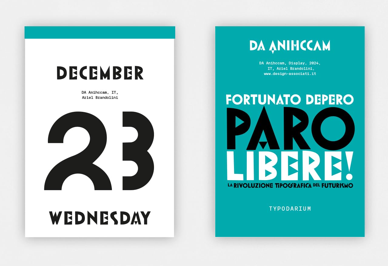 Typodarium 2026: A 365 Day Type Calendar with a Fresh Font for Every Day