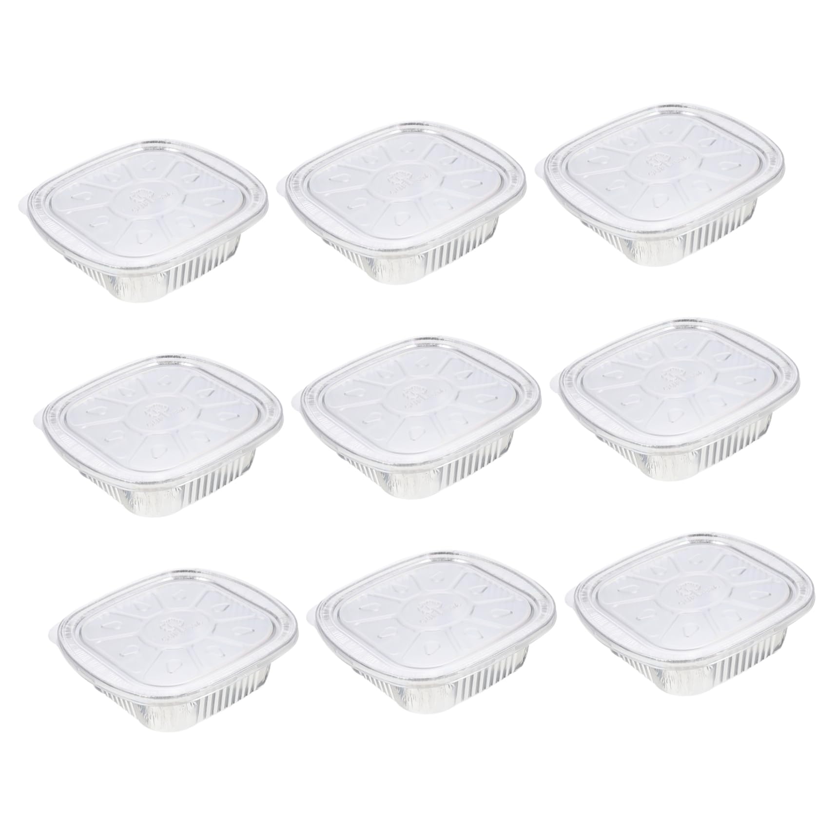 CIYODO Set Tin Paper Box Take Out Containers Lids Aluminum Foil Pans BBQ Air Fryer Pot