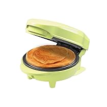 Bestron Mini waffle per waffle dal design unico a forma di uovo di Pasqua, ideale per waffle Pasqua, compleanni dei bambini o come regalo, dimensioni della cialda: 10 cm, colore: verde