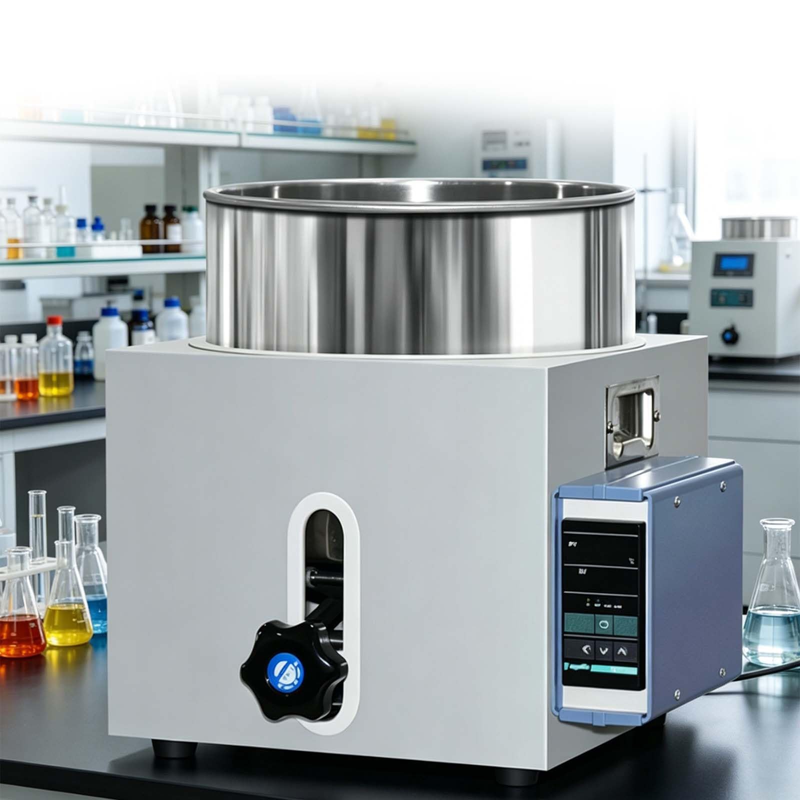 Digitales Wasserbad mit Temperaturregelung, Edelstahl, Labor Konstante Temperatur Heizgerät für medizinische und biotechnologische Anwendungen, 2L bis 5L Optionen