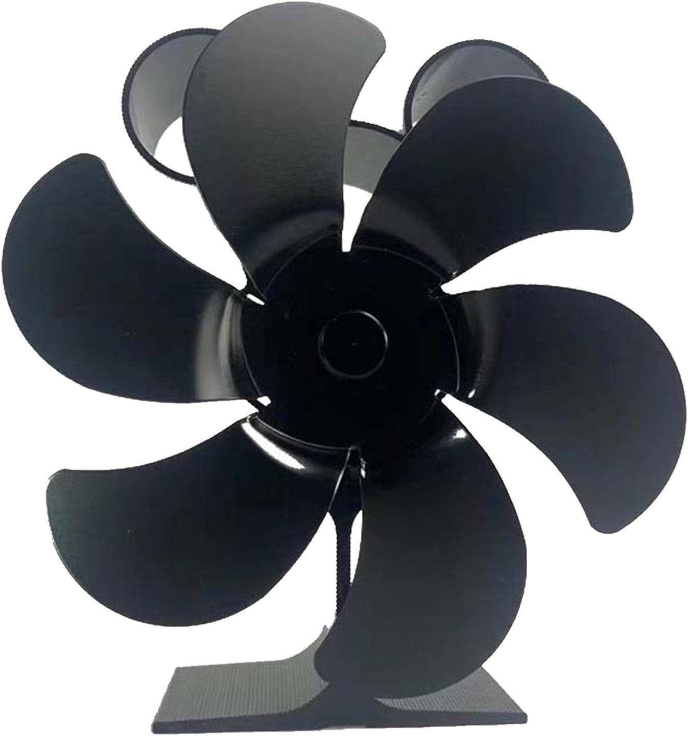 Ruilonghai Ventilador de Calor - Ventilador de Estufa de leña de 6 aspas,Ventilador de Estufa de leña no eléctrico con protección contra sobrecalentamiento para leña, Quemador de leña, Chimenea