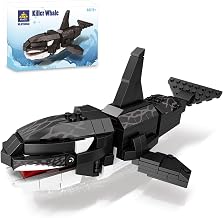 KAZI Orca Toys Building Blocks,Deep Sea Creatures Building Toy Sets,Ocean Animal Toys for Kids Ages 8 9 10 Plus,STEM Building Toys for Boys Girls,Party Favors,Christmas Birthday Easter Gift
