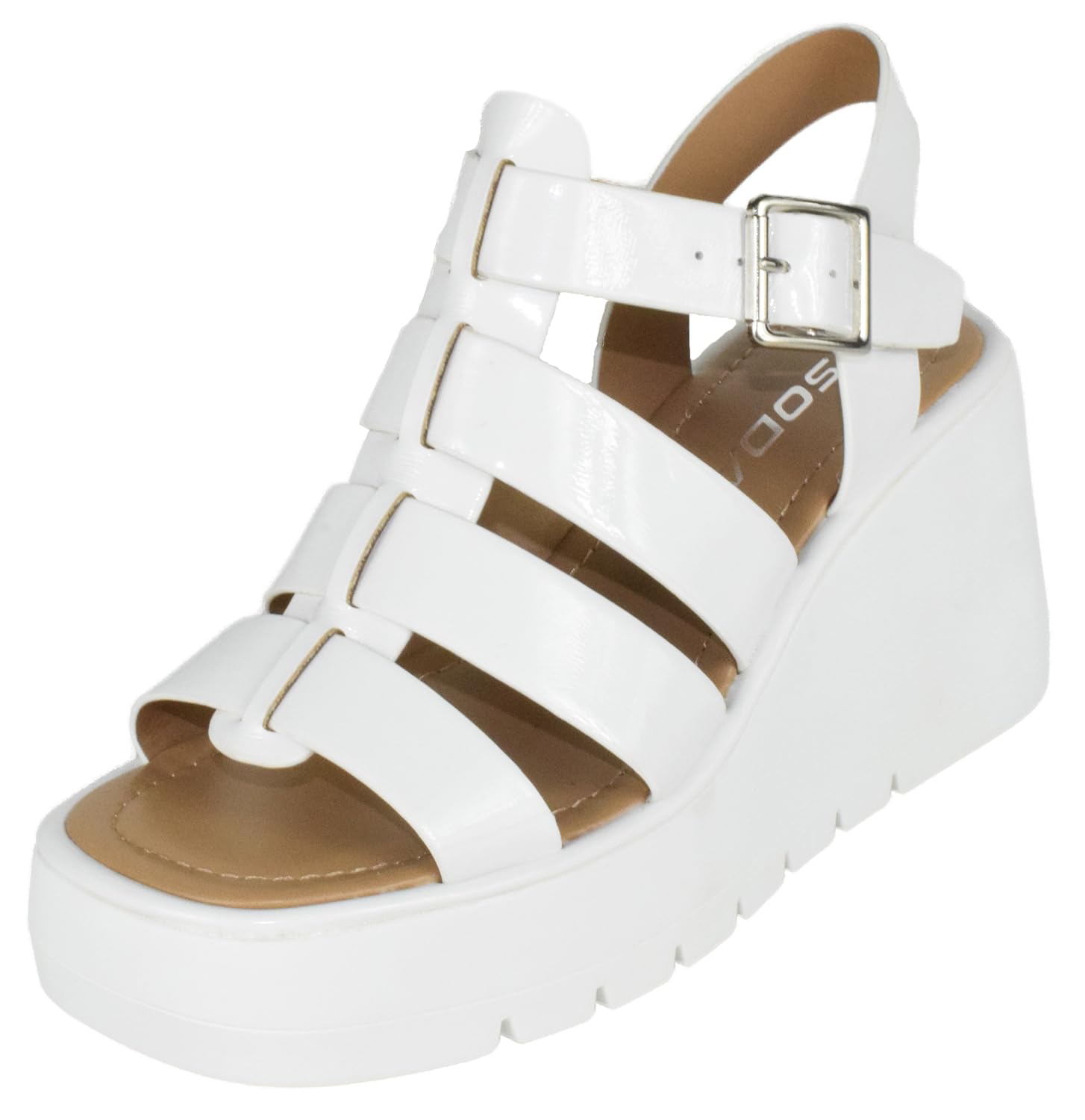 Soda Women Wedge Sandals Open Toe Ankle Multi Strap Cage Style Platform KARBIE-S